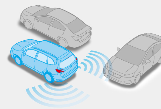 Subaru Rear Vehicle Detection (SRVD)<sup>*2</sup>