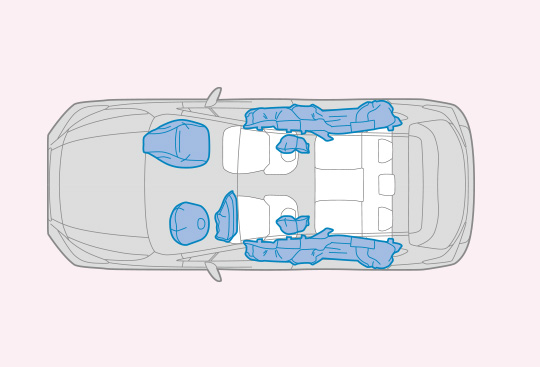 Airbagy zádržného systému<sup>*1</sup>